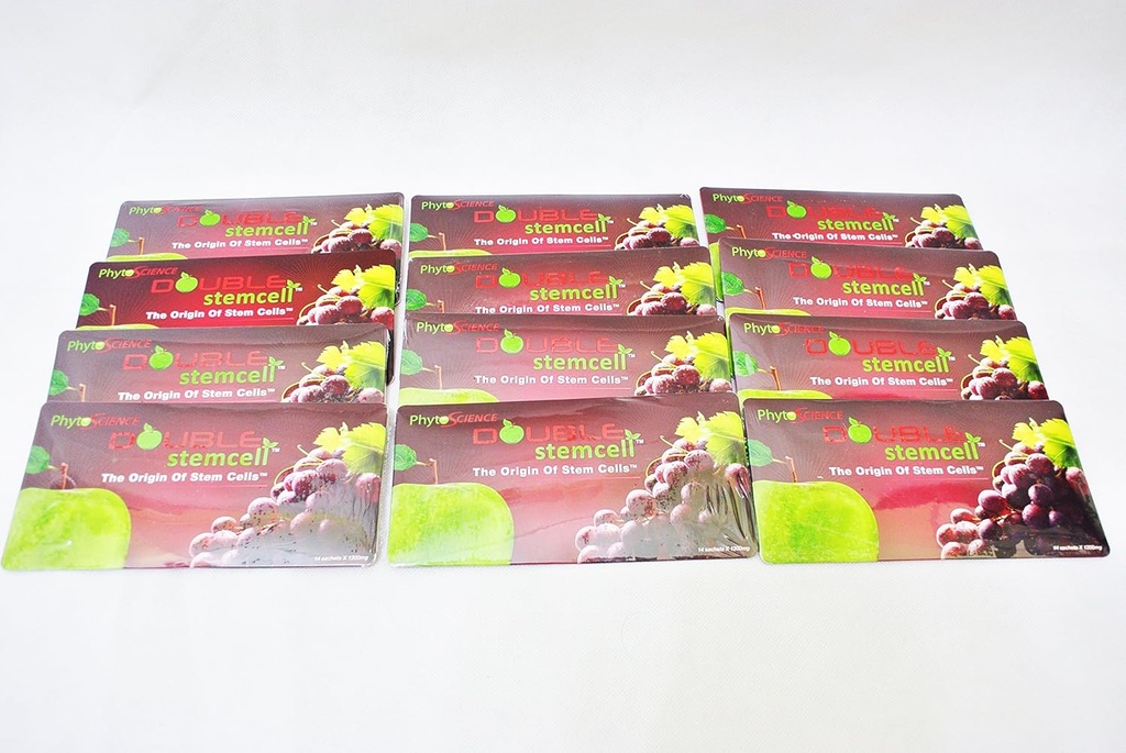 12X PhytoCellTec Apple og Grape StemCell Dobbel StemCell Supplement Anti Aging