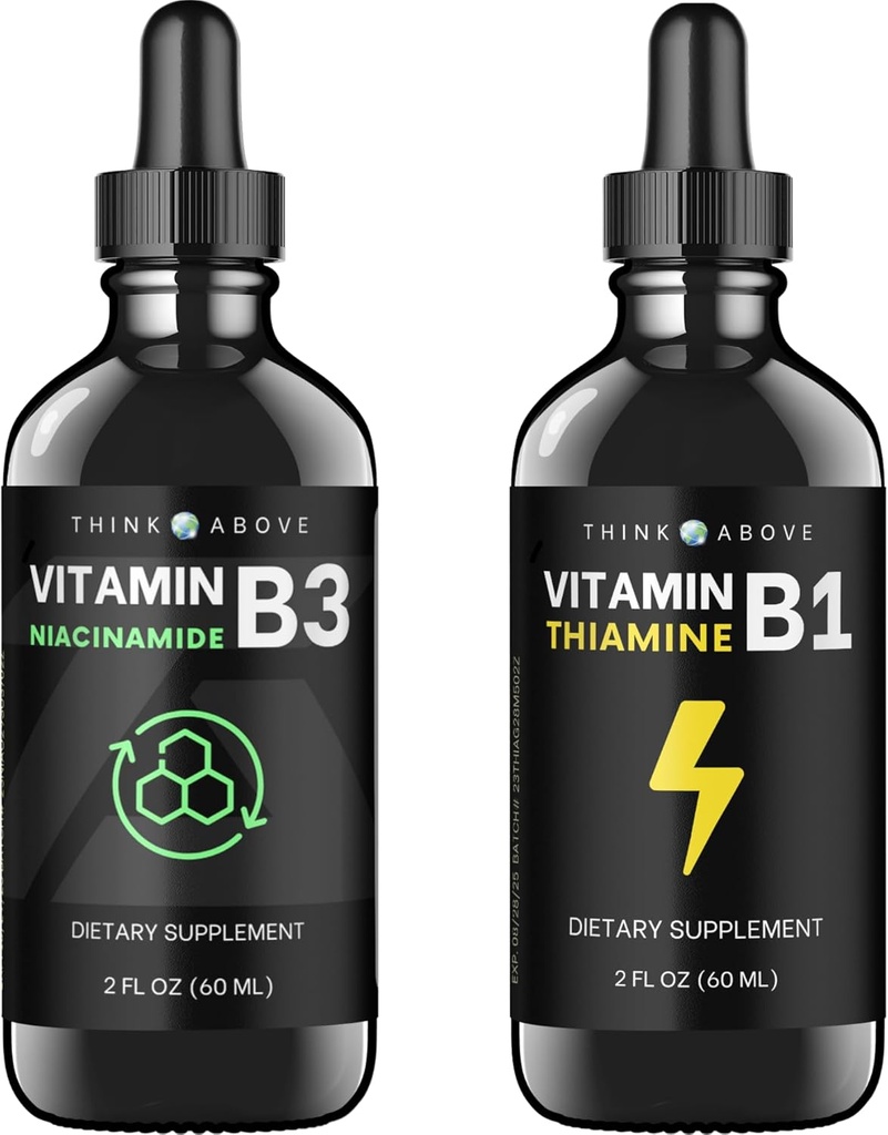 Flytende vitamin B3 + flytende vitamin B1-2oz 60 ml per flaske