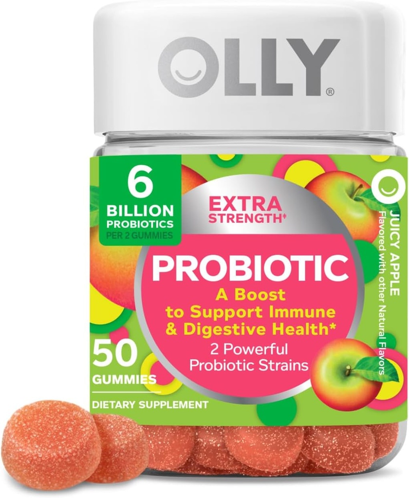 OLLY Extra Styrke Probiotiske Chewable Gummy