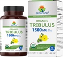 Brieofood Økologisk Tribulus 1500mg, 45 Serveringer, Vegetarisk, Glutenfri, 90 Vegetariske tabletter