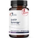 Designer for Helse 5-HTP 50mg med vitamin B6 (P-5-P) - 5-HTP Synergy 50 mg Supplement - Serotonin Precursors for å støtte sunn Mood + Aptit (90 kapsler)