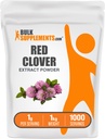 BulkSupplements.com Rød Clover Ekstrakt pulver - Trifolium Pratense, Rød Clover Supplement, Herbal Kosttilskudd - Glutenfri, 1g per servering, 1kg (2,2 lbs) (Pack of 1)