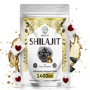 1400 MG Shilajit Gummies, Shilajit ren Himalayan Organic Gummies med Ashwagandha, Himalayan shilajit for menn, 85+ Trace Minerals & Fulvic Acid, Individuelt omgitt, sukker-fri, 60 greve