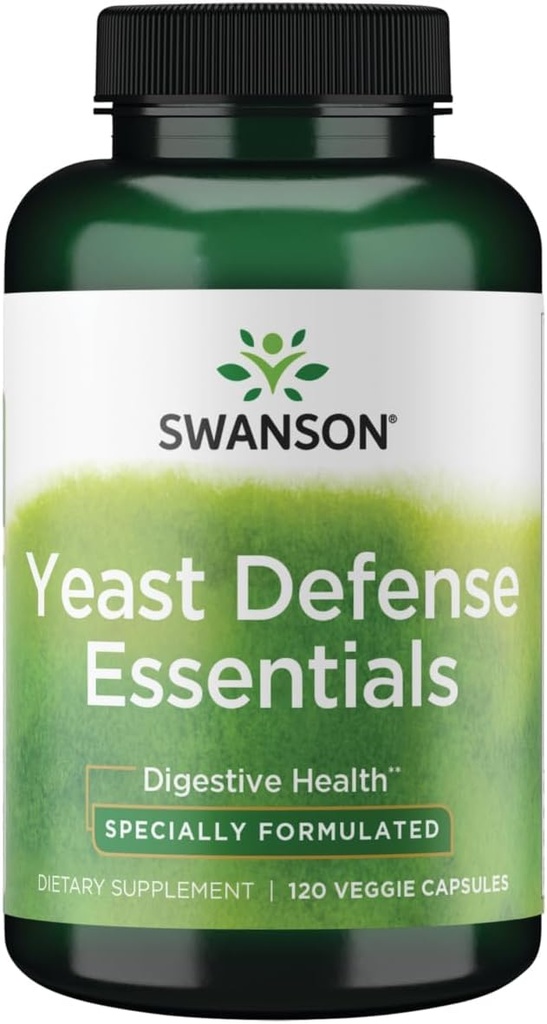 Swanson Yeast Defense Essentials 200 millioner Cfu 120 Veg Kapsler