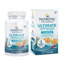 Nordic Naturals Ultimate Omega Jr., Strawberry - 90 Mini Soft Gels - 680 Total Omega-3s med EPA & DHA - Brain Health, Mood, Learning - Ikke-GMO - 45 Services
