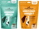 Klar Kjæledyr Gå! Omega 3 & Allergi Chews for hunder | Probiotika og Allergi Immuntilskudd for kløe og allergi Relief | Fish Oil for hund Shedding, hudallergi, kløe relief | 90 Chews Hver