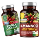 Nr. 1 ernæring N1N Premium D-Mannose [1350mg] med Cranberry & Hibiscus og nynorsk renser [21 Potent urter] med Cranberry Extract, Astragalus, Uva Ursi, 2 pakke Bundle