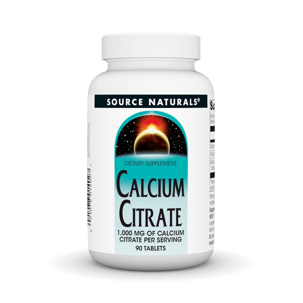 OPBEVARINGSNATURALER Kalsiumcitrat 1000 mg kalsium per servering, 90 teller