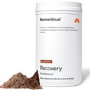 Momentous Recovery Grass-Fed Whey Protein pulver - 20 g post-Workout Whey Isolate Protein - NSF sertifisert for Sport - Glutenfri - 15 Services - Sjokolade - Pakke May Vary