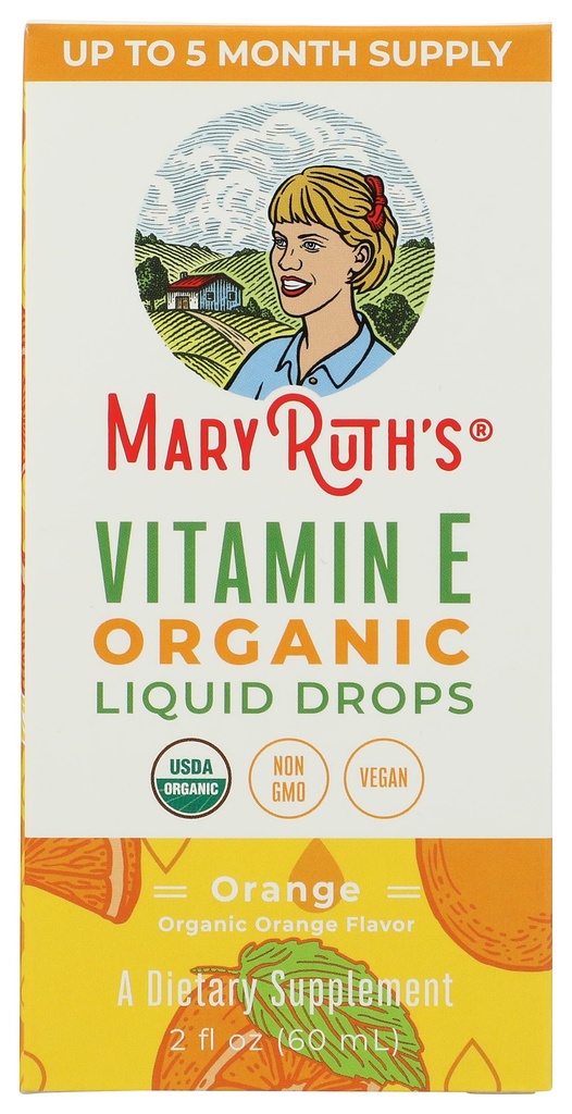 Mary Ruths organiske vitamin E Drops, 2 Fz