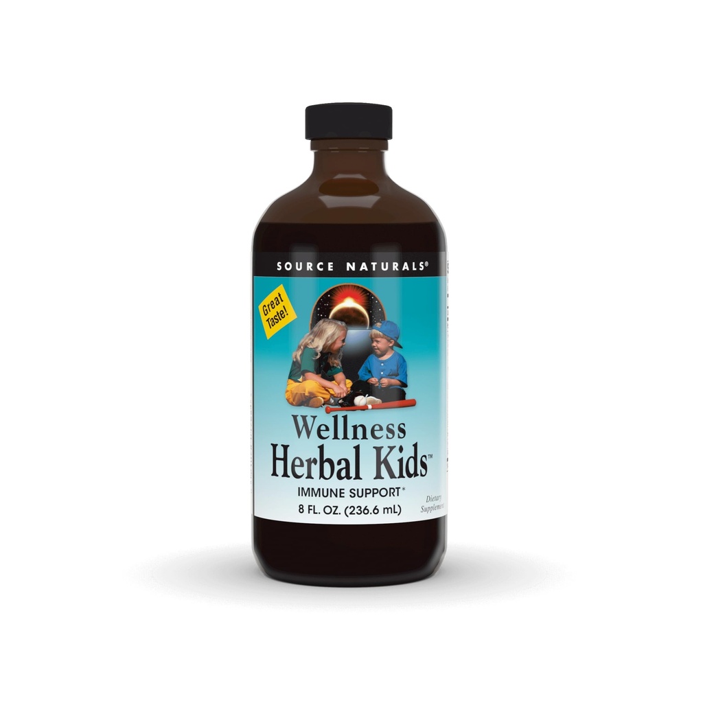 Kilde Naturals wellness Herbal Kids, for immunsystemstøtte* - 8 Fluid oz