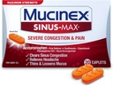 Mucinex Sinus-Max Alvorlig Congestion Relief Caplets, 20 Count