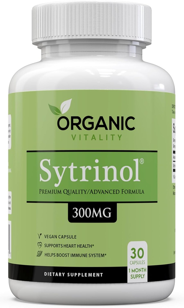 Premium Sytrinol Supplement - 300 mg ren Sytrinol Per servering - 30 Veggie Capsules - støtter din generelle helse