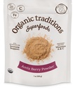 Organiske tradisjoner Organic Amla Berry pulver, pulverisert Amla Indisk Gooseberry, ikke-GMO organisk pulverisert frukt supermat, 7oz (200g) Bag