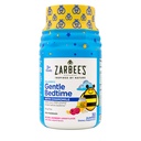 Zarbees Gentle Bedtime Gummies for barn - Melatonin-fri blanding av naturlig honning, bringebær sitron og kamille hjelper barn å slappe av og slappe av for å forberede seg på søvn, 30ct