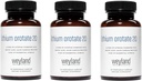 Litium Orotat 20 mg (3 flasker), 180 vegetariske kapsler