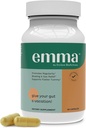 Emma Gut Health - Gas og Bloating Relief, Svalbard, Leaky Gut Repair - Gut Cleanse & Restore Digestion - Reguler Bowell Movement. Probiotika og laxativt alternativ, 60 kapsler