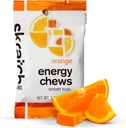 Skratch Labs Energi Chews | Gummies for løp, sykling og idrettsytelse | Gel Alternative | Orange (10 pakke) | Glutenfri, Vegansk