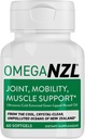 Original Omega-3 felles støtte supplement, beste naturlige muskel relief, grønn leppemusling olje, 60 mykegels, ingen fiskelig ettersmak