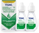 Visine Allergy Eye Relief Multi-Action Antihistamine & Rødhet Relief Eye Drops med Pheniramin Maleate & Naphazoline HCl, Øyefall behandling for rød, kløe, Allergy Eyes, 0,5 fl oz, 2 Pack