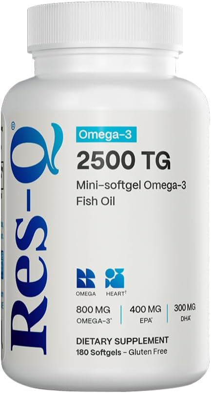 Res-Q 2500 TG Omega-3 Fish Oil Mini Gel kapsler