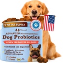 Naturlig hundeselskap Gut Health & Canine Spesifikke Probiotika Chews, 1 Daglig Chew for alle hunder, Prebiotika og Digestive Enzymes for Digestion, Gas, Løse Stool, Immunsystem & Bowel Support