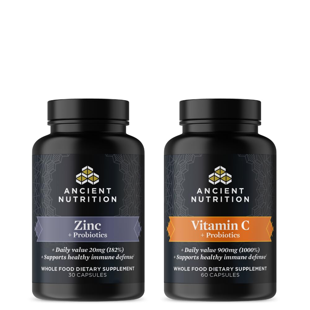 Gammel Ernæring Zink 30 greve + vitamin C (60 greve)