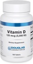Douglas Laboratories Vitamin D (5.000 I.U.) | Vitamin D3 Supplement for å støtte immunhelse, kalsiumnivå og ben * 100 tabletter