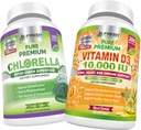 FRESH HealthyCARE Klorella og vitamin D3 10.000 IE - Bundle