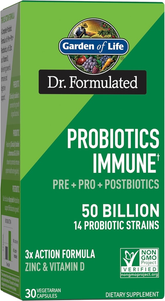 Livshage Probiotika Immune, 30 Vegetariske kapsler