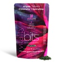 VITALITYBITS - Organisk blandet Spirulina & Chlorella Tabletter - Algae Superfood - Energi, Selvpleie, Skjønnhet - Bytt Grønn, Kosttilskudd, Protein, Snacks - Vegansk, Keto, Glutenfri - 1000 Tabletter Bag