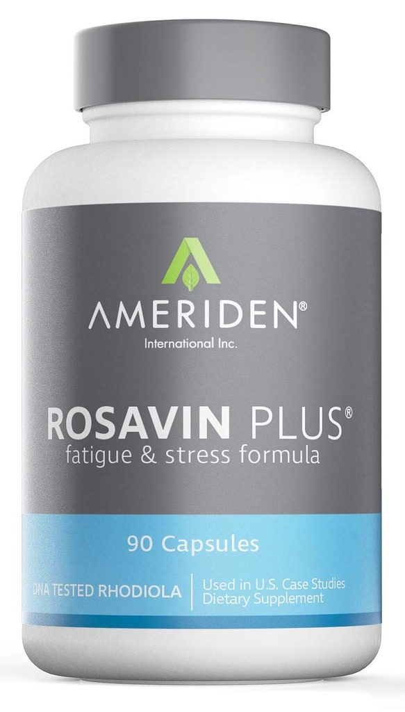 Rosavin Plus® med Electrolytes-Sibirsk Rhodiola rosea 90 V-kapsler 150 mg ved AMERIDEN INTERNASJONAL