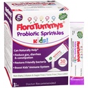 FloraTummys Probiotika for barn: 30 smaksfrie pulverpakker, Gratis av matallergier, ikke-dampende, Glutenfri, Sukkerfri, Ikke-GMO, Vegan
