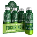 BrainJuice Focus & Energy Drink Shots, Nootropics med Alpha GPC, B-vitaminer og organisk grønn te kaffe, støtter fokus, minne og klarhet, ikke-GMO, Glutenfri, Klassisk, 2,5 floz, 12 Pack