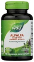 Naturens måte Alfalfa, laget med organisk Alfalfa, 1,215 mg per 3-kapsel servering, Alfafa Herbal Capsule, Glutenfri, Vegan, 100 Capsules (Packing May Vary)