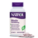 Natrol skjønnhet Biotin 10.000mcg vitaminer for skjønnhet, 100 tabletter, 100 dagers forsyning