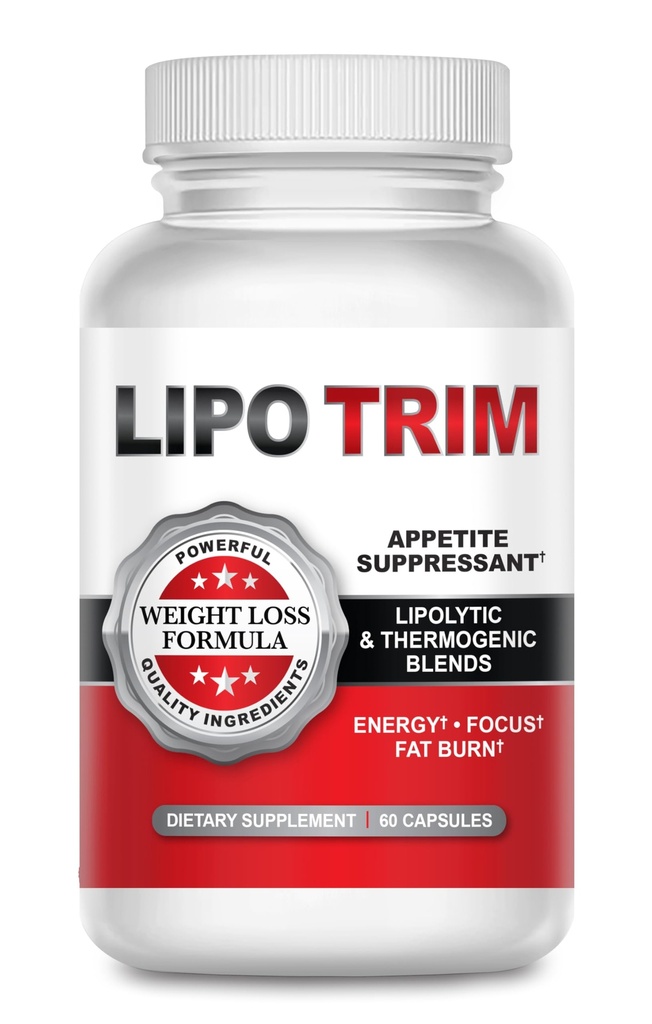 Lipo Trim- Avanserte Lipogene termogene diettpiller - Øke energi, forbedre fokus og akselerere fett tap - 60 raskt fungerende aptitapplikasjoner