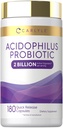 Carlyle Acidophilus Probiotic for kvinner & menns digestiv helse | 2 milliarder CFU | 180 Hurtigutgivelse Kapsler | Ikke-GMO & Glutenfri