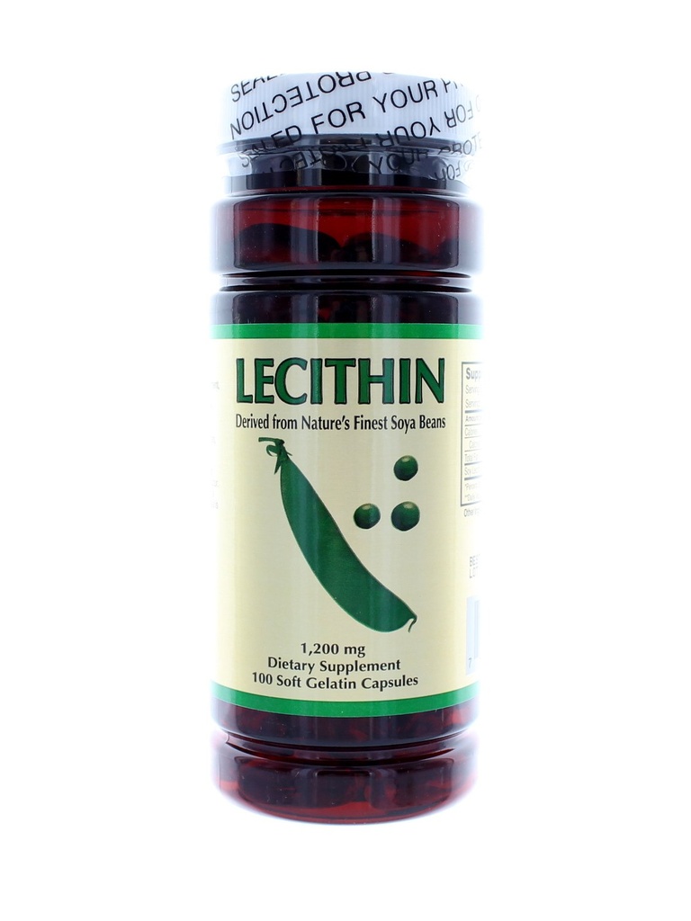 NECL Lecithin 1200 mg - 100 myke gelatinkapsler