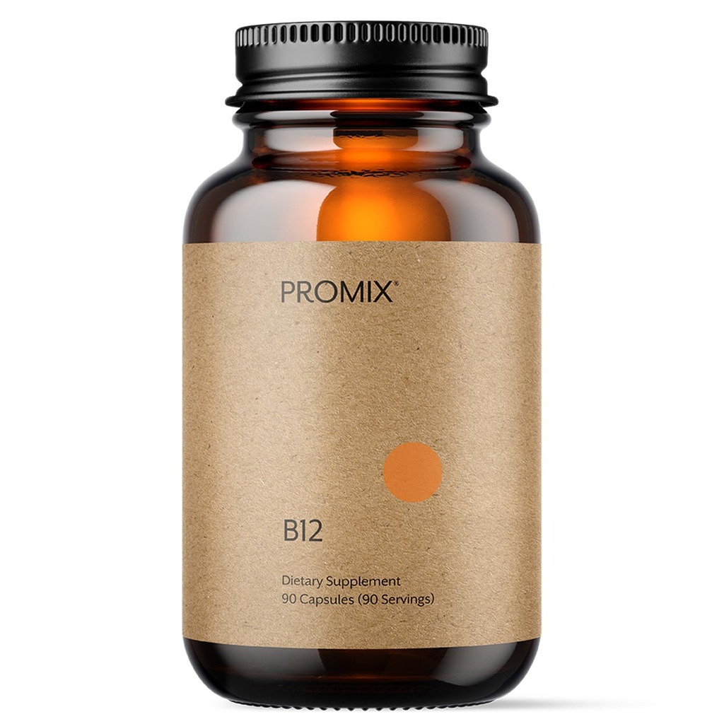 Promix ernæring vitamin B12 Supplement - 1000mcg som Metylcobalamin - Gut vennlig - 90 count