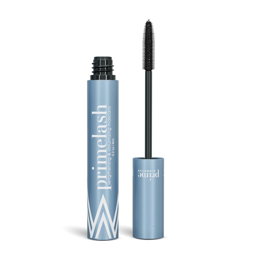 Prime Prometics PrimeLash Mascara for eldre kvinner - Volumizing, Utrolig lengde i 2 Coats - Long-Say, Zero klumper, Hypoallergenic (svart)
