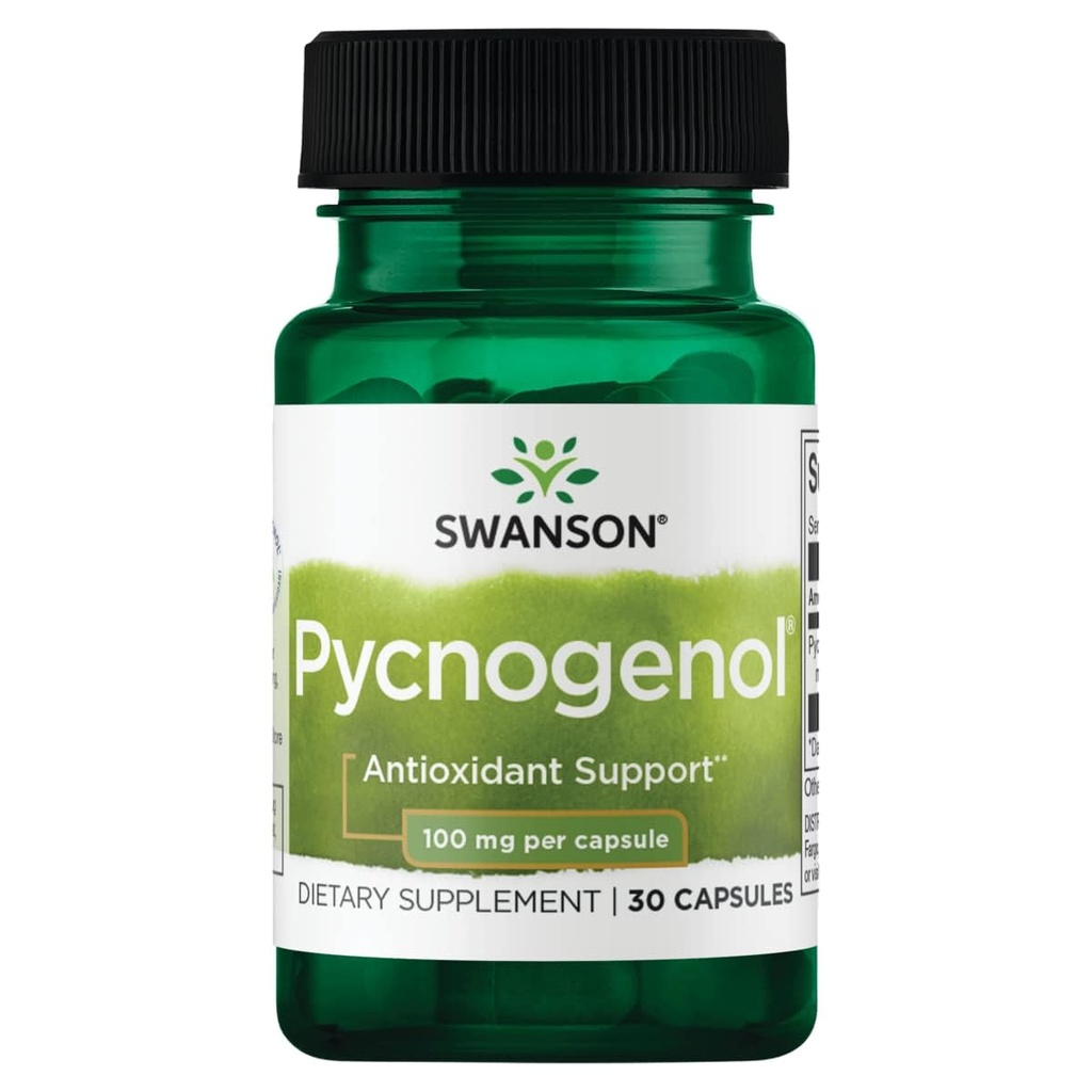 Swanson Pycnogenol 100 Milligrams 30 kapsler