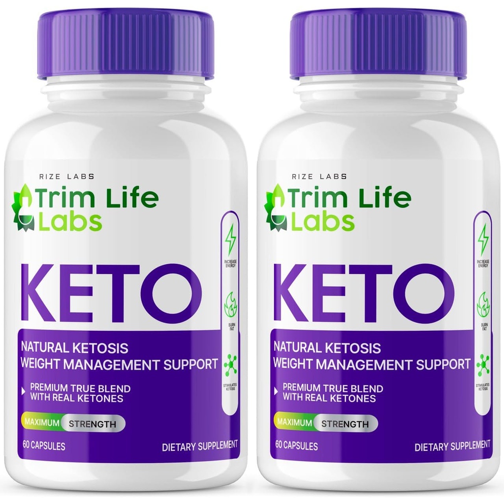 Rize Labs - - Trim Life Labs Keto Kapsler - Vekttap piller - Støtte Maks styrke Formula, Keto + ACV Supplement (120 Kapsler)