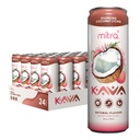 MITRA-9 Botaniske Drikke - Kokos Lychee Sparkling Kava Drikke med Kava Root Extract - Mood Enhancer - Plant Basert - Fremmer naturlig ro og klarhet (12 fl. Oz) (24)