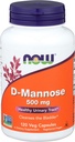 Nå Mat D-Mannose, 120 Caps 500 mg (pakke på 3)