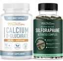 Sulforaphane Kompleks med kalsium D-Glucarate  Hormone Hormon Balancing Bundle med avanserte Microbeadlet Hormon Balance Supplement (60 serveringer) og Vegansk Glutenfri ikke-GMO CDG Supplement (90 Serveringer)