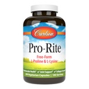 Carlson - Pro-Rite, Free-Form L-Proline & L-Lysine, helse, felles støtte og kollagenformasjon, 200 kapsler