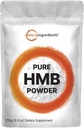 Mikroingredienser Rent HMB pulver, 250 gram, Kraftig støtter Muscle Stamina, utholdenhet og styrke, Ingen GMO og Vegansk Vennlig