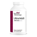 Bariatrisk Advantage Ultra Multivitamin med jern - Ultra Multi med jern - Kapsel Format Multivitamin - gir fullt kompleks av B-vitaminer - med vitamin C, kromium og mer - 270 Kapsler