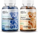 Wild & Organic L-Glutatione Gummies & L-Carnitine Gummies 60 greve